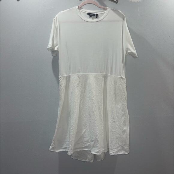 Theory White Tiered Tunic Linen Blend Dress (Size Small) - Picture 5 of 14